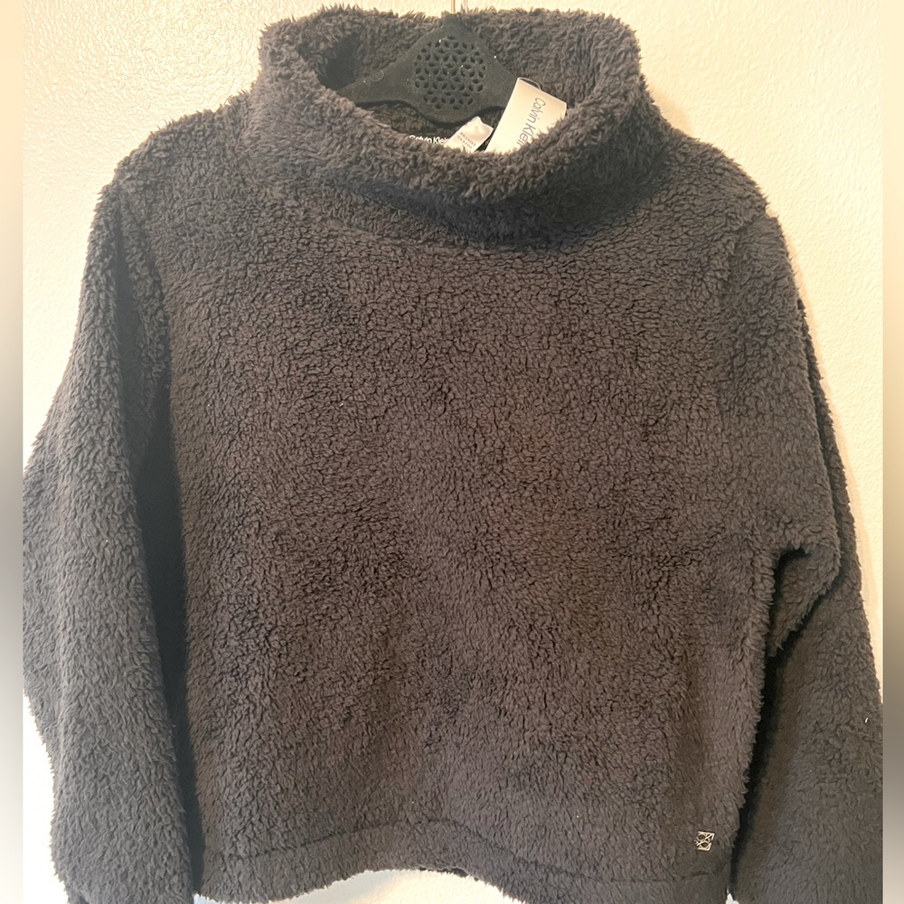 Calvin Klein Boxy Cowl Neck Sweater NWT